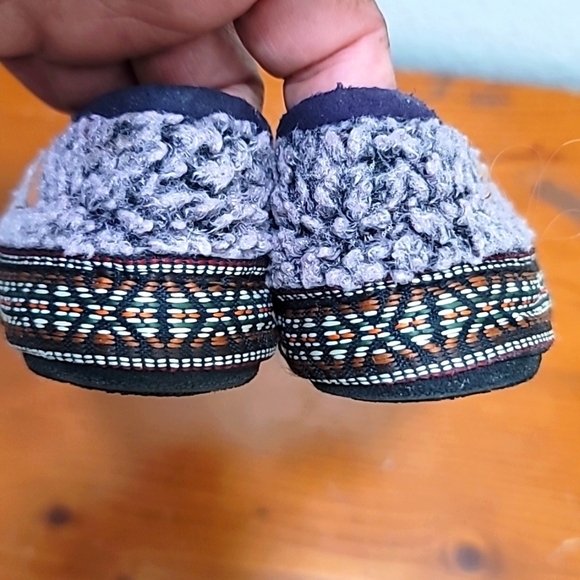 ACORN UNISEX KIDS TRIM MOC SLIPPER PURPLE SIZE 8-9 - Picture 4 of 8